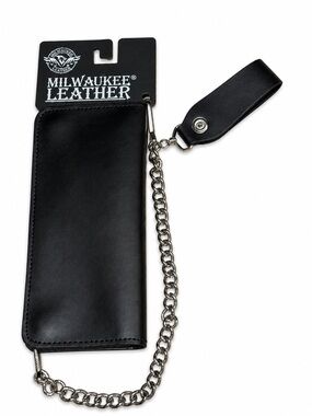 Milwaukee Leather Men’s Bi-Fold Chain Wallet
